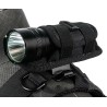 Etui rotatif en cordura pour port lampe de poche à la ceinture