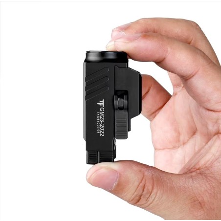 Lampe tactique Pro rechargeable avec détachement rapide pour rail picatiny (compatible glock)