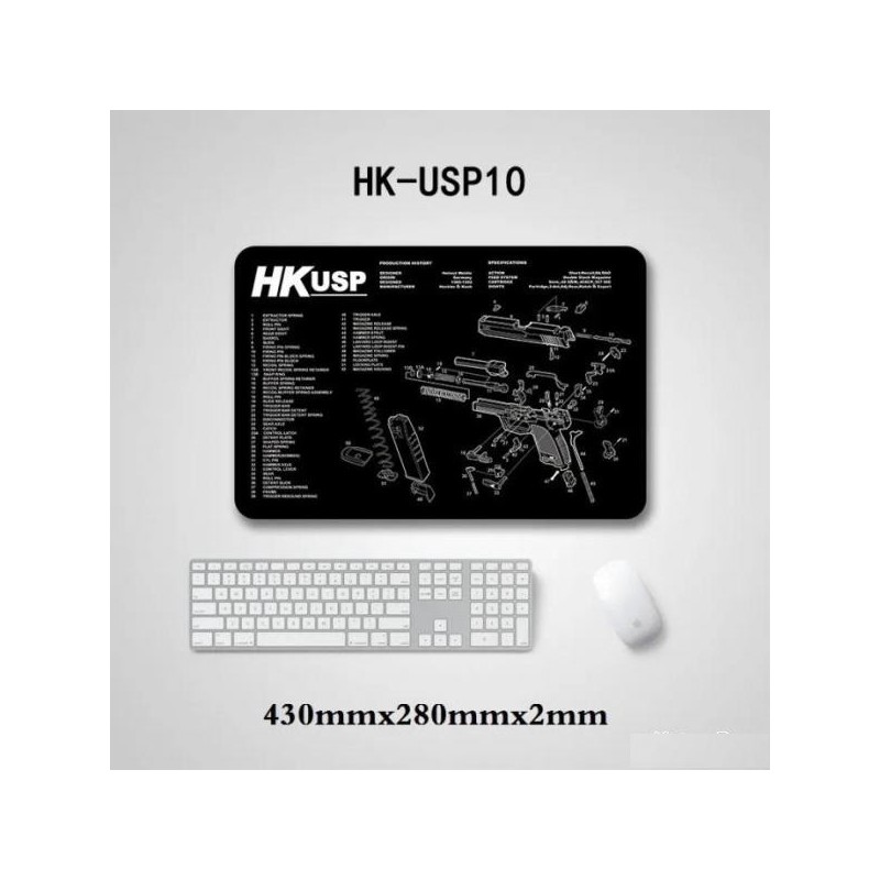 Tapis de démontage et nettoyage USP 43 x 28 cm