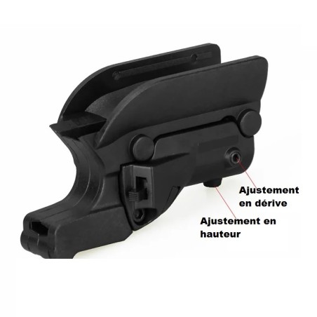 Laser rouge pour montage sur arme type Colt 1911