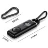 Porte clef alarme personnelle 130 décibels et lampe sur batterie