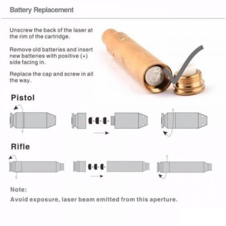 Laser de réglage pour Fusil calibre 7 X 64