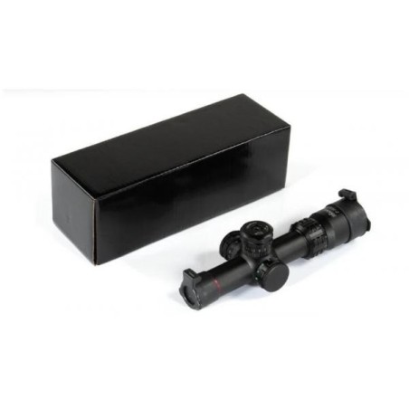 Lunette de tir compact 2-8x20 reticule Mil Dot lumineux avec colliers 11 ou 22 mm aux choix