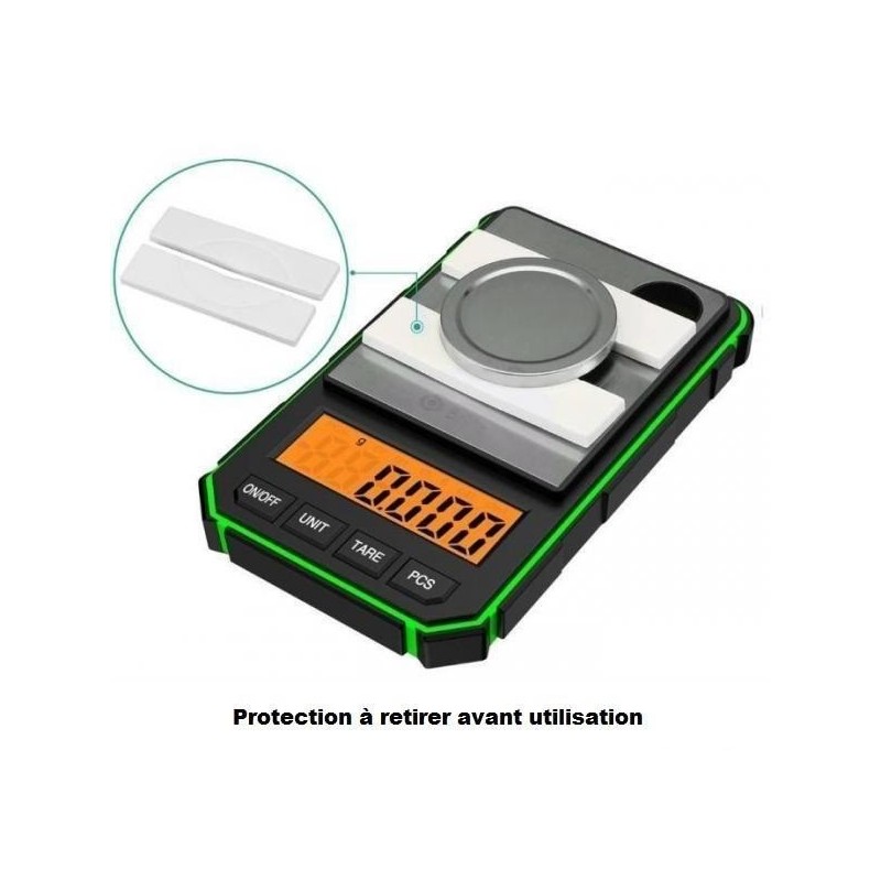 Balance Industrielle Boudech Denagram 120 Kg - Précision 10 G, écran LCD, Plateau 40x30 Cm, Alimentation Batterie/USB - 4