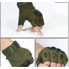 Gants mitaines tactiques coqués kakis taille L