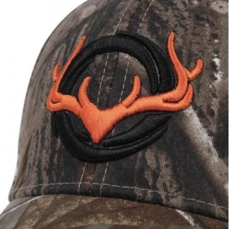 Casquette de chasse Camo vert tête de cerf