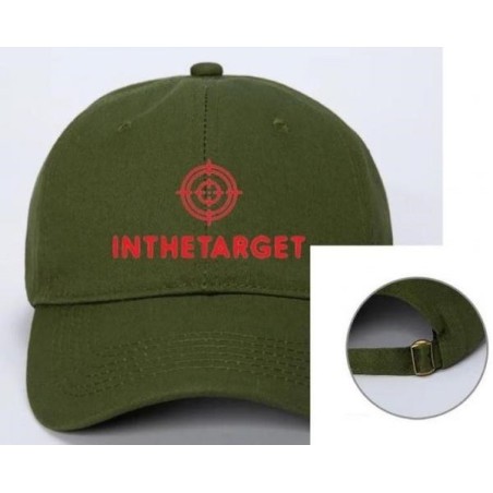 Casquette Kaki militaire Brodée InTheTarget