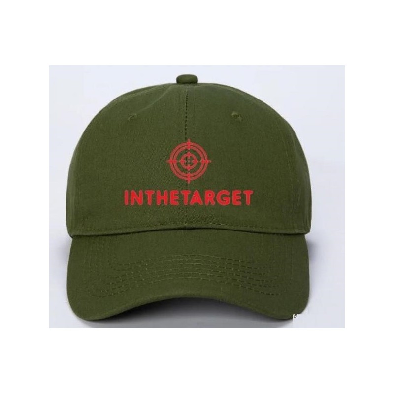 Casquette Kaki militaire Brodée InTheTarget