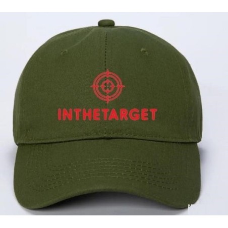 Casquette Kaki militaire Brodée InTheTarget