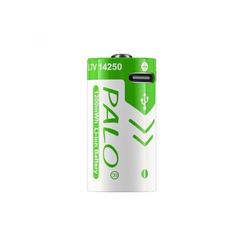 Batterie 14250, 3.7 V de 1200 mAh rechargeable via USB