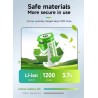 Batterie 14250, 3.7 V de 1200 mAh rechargeable via USB