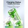 Batterie 14250, 3.7 V de 1200 mAh rechargeable via USB