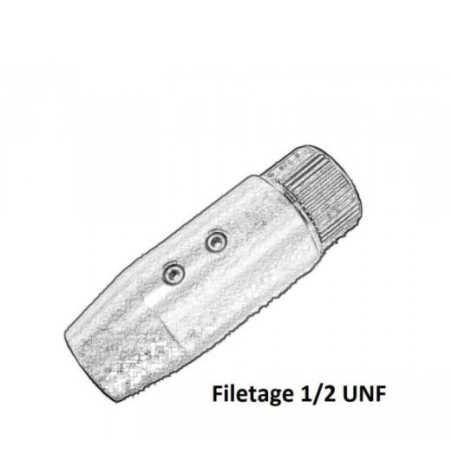 Adaptateur silencieux 1/2 UNF pour pistolet à plomb Zoraki Ultra 4.5 et 5.5 mm