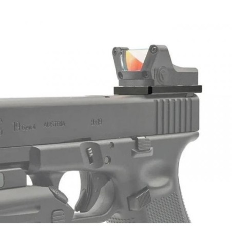 Platine universelle pour montage red dot sur Glock