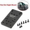 Platine universelle pour montage red dot sur Glock