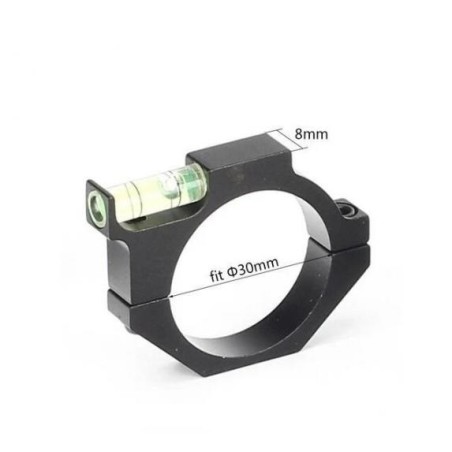 Niveau à bulle à monter sur lunette avec tube en 30 mm