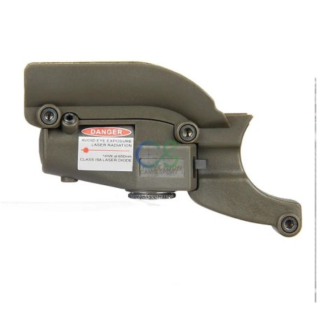 Laser rouge pour montage sur arme type beretta M92 (fixation sur le pontet)