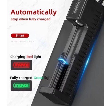 Chargeur de batterie 18650 10440 14500 16340 16650 14650 18350 18500