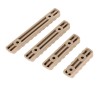 Ensemble de 4 rails M-lok coloris Tan avec jeu de 8 vis et écrous