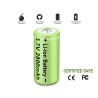 2 Batteries rechargeables CR123A 2800 mAh + chargeur USB 4 emplacements