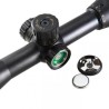Lunette de tir 4-16x44 AOE avec réticulle lumineux rouge ou vert et colliers aux choix