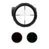 Lunette de tir 4-16x44 AOE avec réticulle lumineux rouge ou vert et colliers aux choix