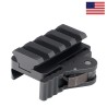 Rail Picatinny attache rapide Quick Detach QD pour viseur point rouge, lunette ou autre système de visée