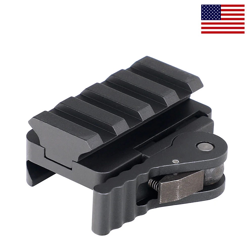 Rail Picatinny Attache Rapide Quick Detach QD Pour Viseur Point Rouge Lunette Ou Autre Systeme De V 33988
