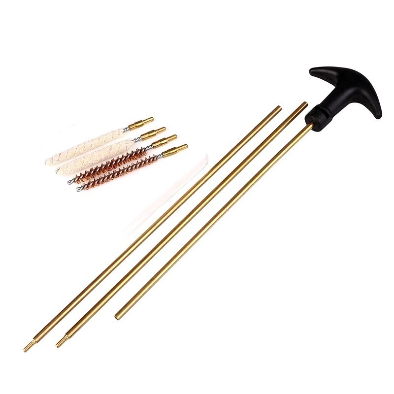 Baguette de nettoyage avec écouvillons calibre 4,5 et 5,5 mm à plomb / .17 et .22