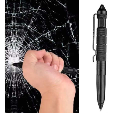 Stylo tactique de défense avec pointe brise vitre