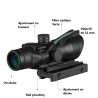 Viseur point rouge Red Dot ACOG 4x32 avec réticule chevron en Fibre optique vert