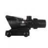 Viseur point rouge Red Dot ACOG 4x32 avec réticule chevron en Fibre optique vert