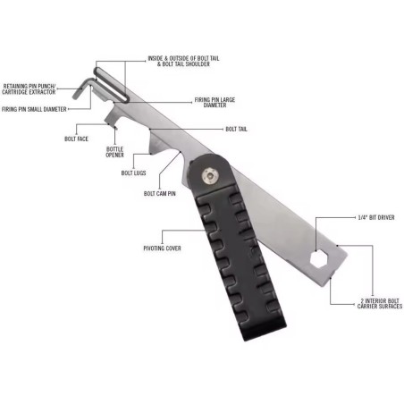 Outil d'entretien et nettoyage pour Fusil d'assaut type AR-15