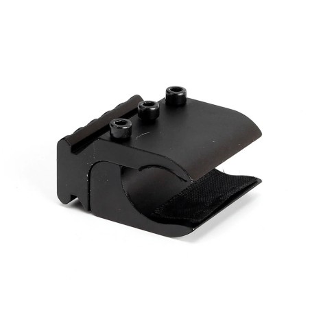 Rail picatinny pour Optique avec fixation sur canon de 17 à 30 mm