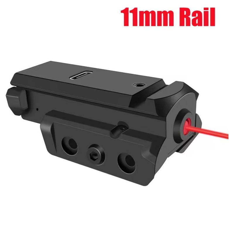 Laser rouge rechargeable pour rail de 11 mm