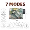 Télémètre Laser de chasse ultra performant 1000M avec 7 modes de mesure