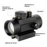 Red Dot 1X35 Victoptics pour rail de 11 et 22 mm