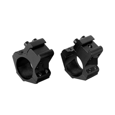 Colliers de fixation Bas pour lunette de tir rail 11 mm diamètre 25,4 mm (1 pouce)