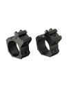 Colliers bas rail 11 mm pour lunette de tir diamètre 30 mm
