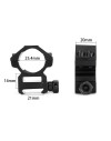 Colliers de fixation Bas pour lunette de tir, rail picatinny diamètre 25,4 mm (1 pouce)