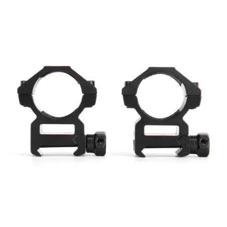 Colliers de fixation Bas pour lunette de tir, rail picatinny diamètre 25,4 mm (1 pouce)