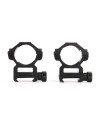 Colliers de fixation Bas pour lunette de tir, rail picatinny diamètre 25,4 mm (1 pouce)