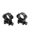 Colliers de fixation Bas pour lunette de tir, rail picatinny diamètre 25,4 mm (1 pouce)
