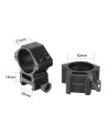 Colliers de fixation Bas pour lunette de tir rail picatinny diamètre 30 mm