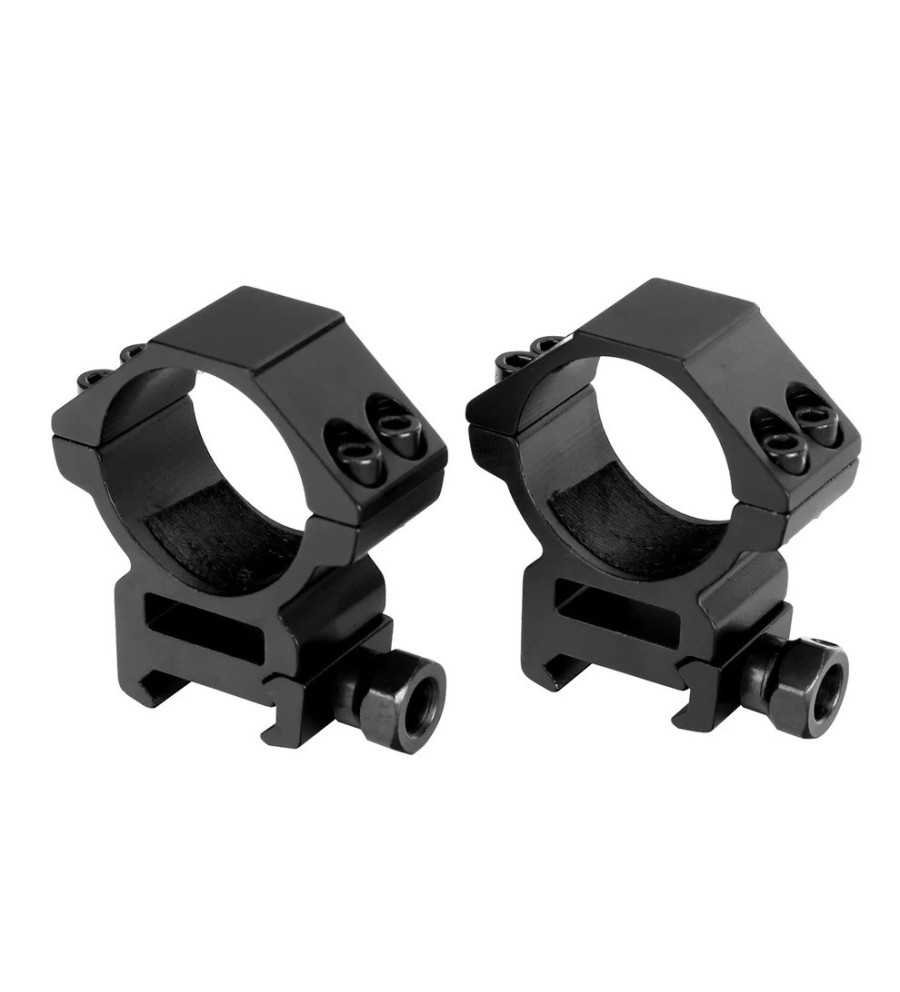 Colliers de fixation Bas pour lunette de tir rail picatinny diamètre 30 mm