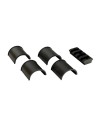 Monobloc déporté pour rail 11 mm et lunette avec tube de 25.4 (1") et 30 mm avec niveau à bulle