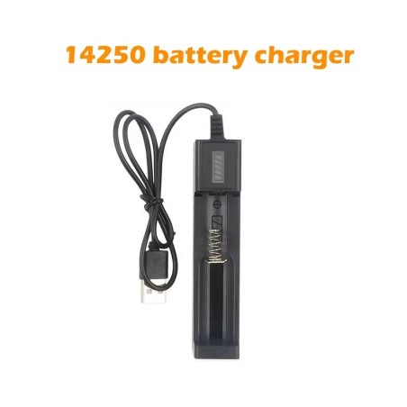 Chargeur de batterie 14250, 15266, CR2, CR123 via USB