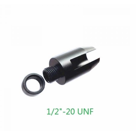 Adaptateur silencieux 1/2x20  UNF pour Carabine Crosman 1077 , 2100, 2200