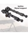 Bipied tactique pendulaire avec fixation rapide pour rail picatinny