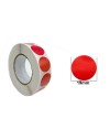 1000 pastilles autocollantes rouges 19 mm pour cible